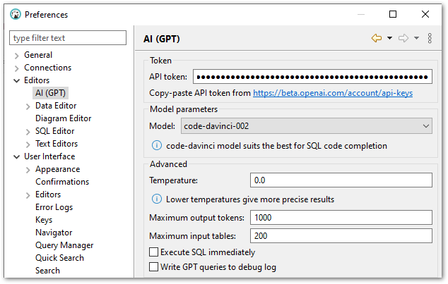 2023 02 15 DBeaverGPTPrefs