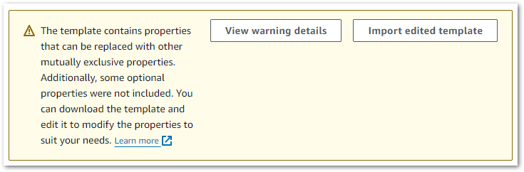 2024 02 22 CloudFormationIaCGeneratorWarning